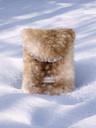bambi fur pouch