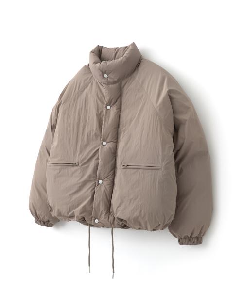 나그랑 벌룬핏 숏패딩 브라운