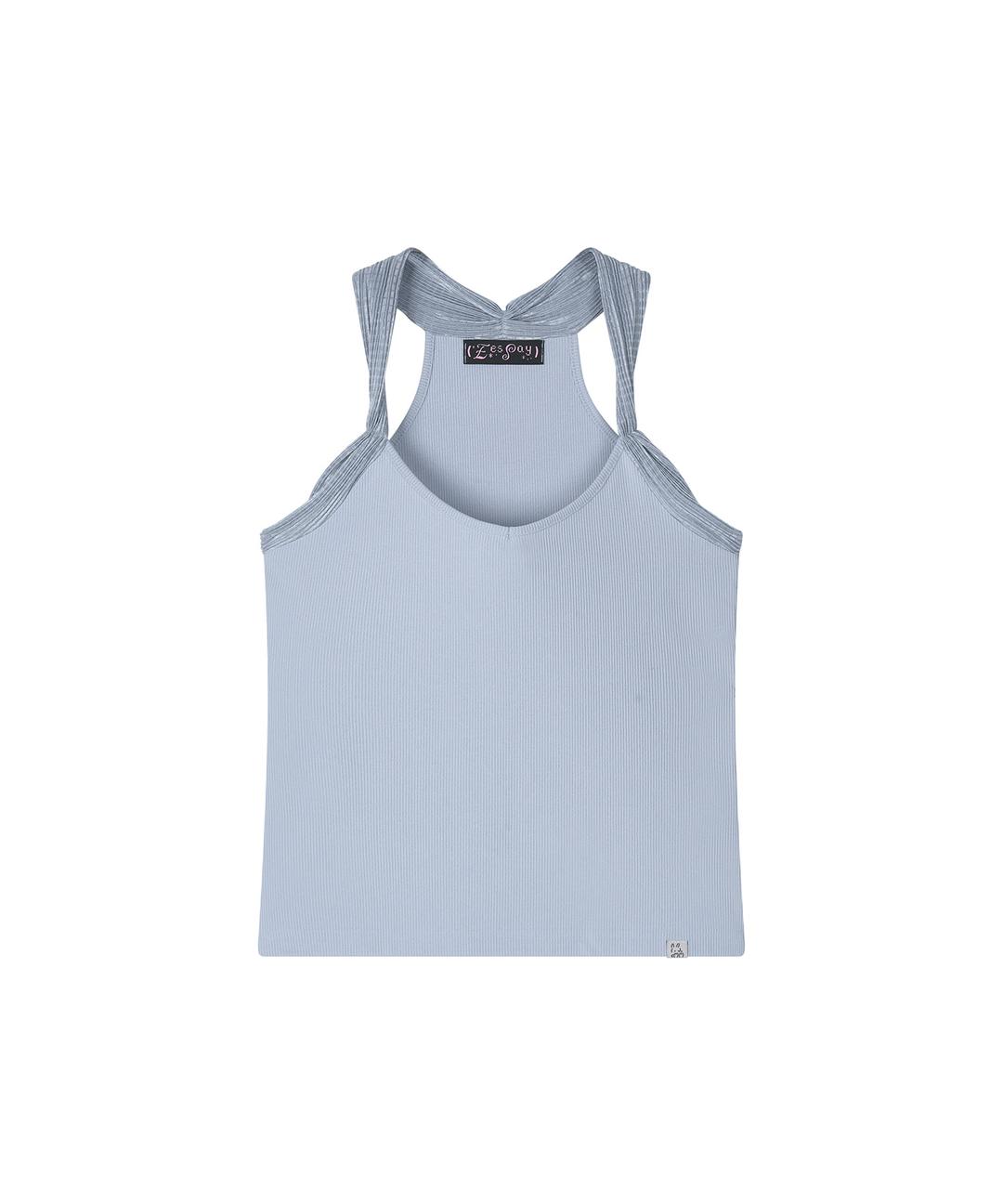 CHU ~ SLEEVELESS TOP - SKY BLUE