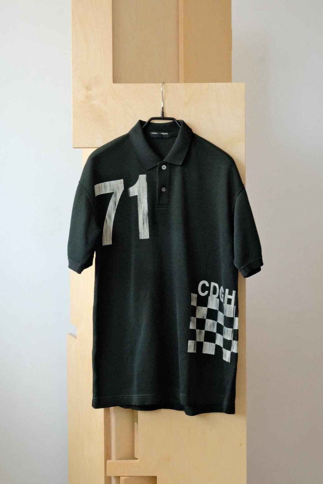 COMME des GARÇONS HOMME Checkerboard Print Polo Shirt