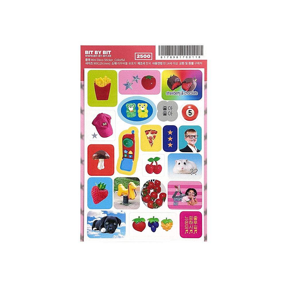 Mini Deco Sticker_Colorful