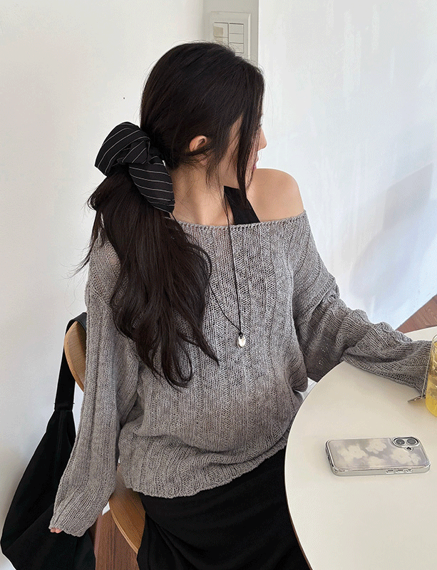 데이인 포레 루즈핏 니트