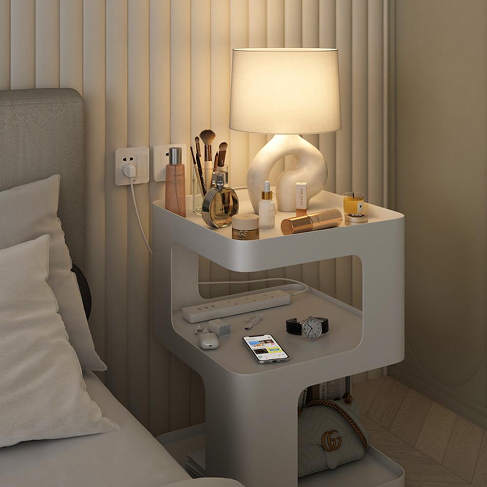 리틀림 520 침대옆협탁 튼튼한 철제 거실협탁 3단서랍장