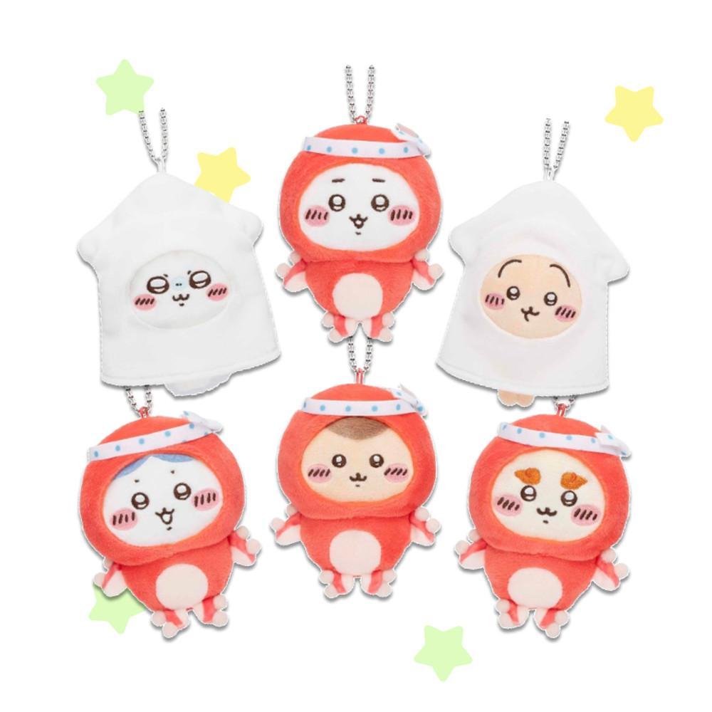 치이카와 먼작귀 타코 문어 오징어 쿠지 제일복권 D상 마스코트 키링인형 치이카와 하치와레 우사기 시사 모몽가 모몬가 쿠리만쥬 친구선물 방꾸미기 가방꾸미기