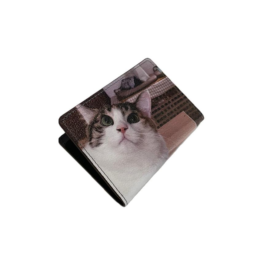 오브 card leather wallet