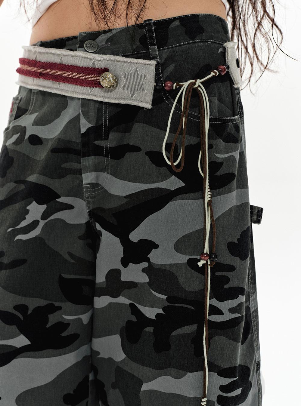 Vintage Star Buttoned Belt
