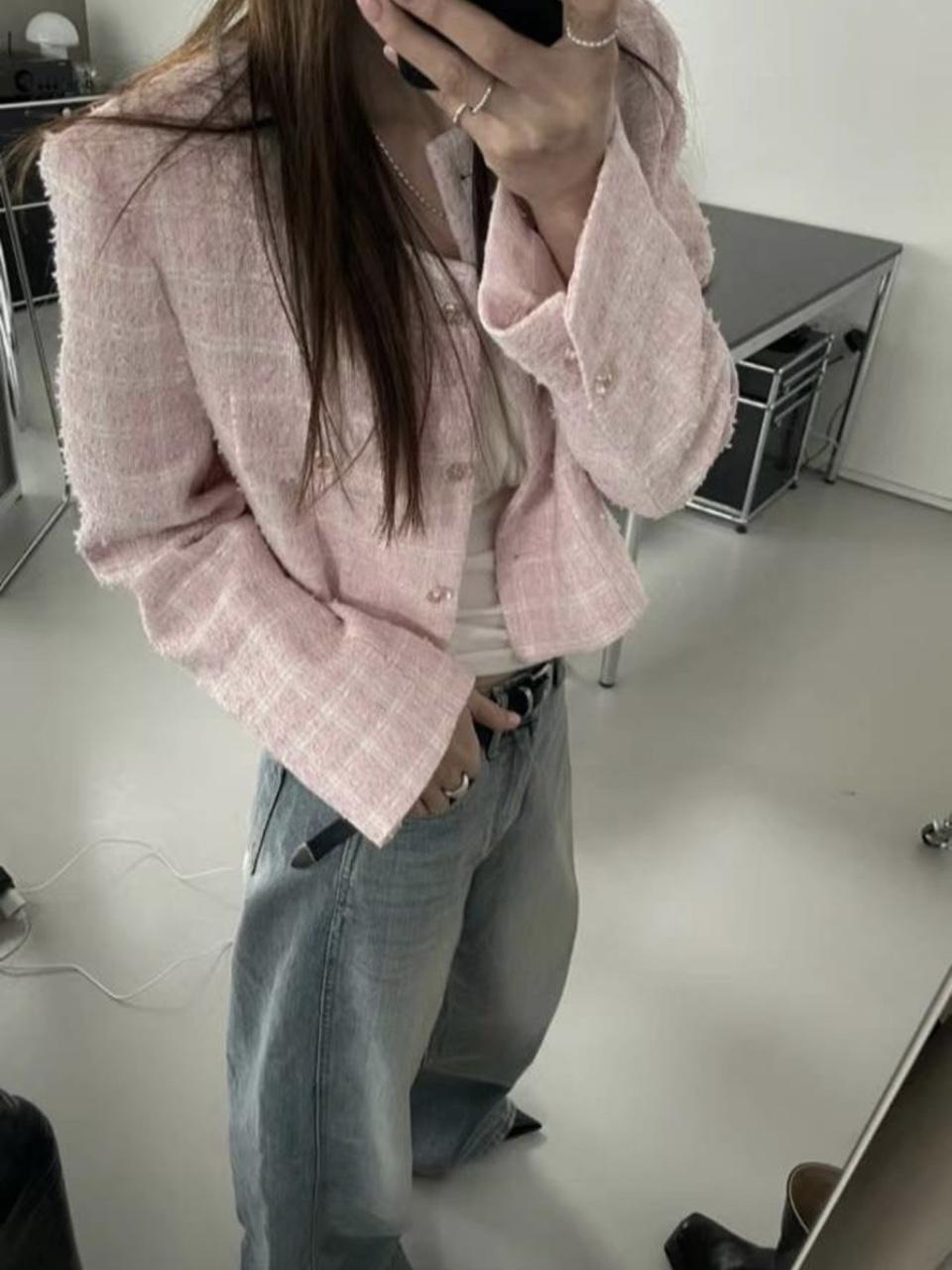 [COTT] 밀크 트위드 자켓 (2color)