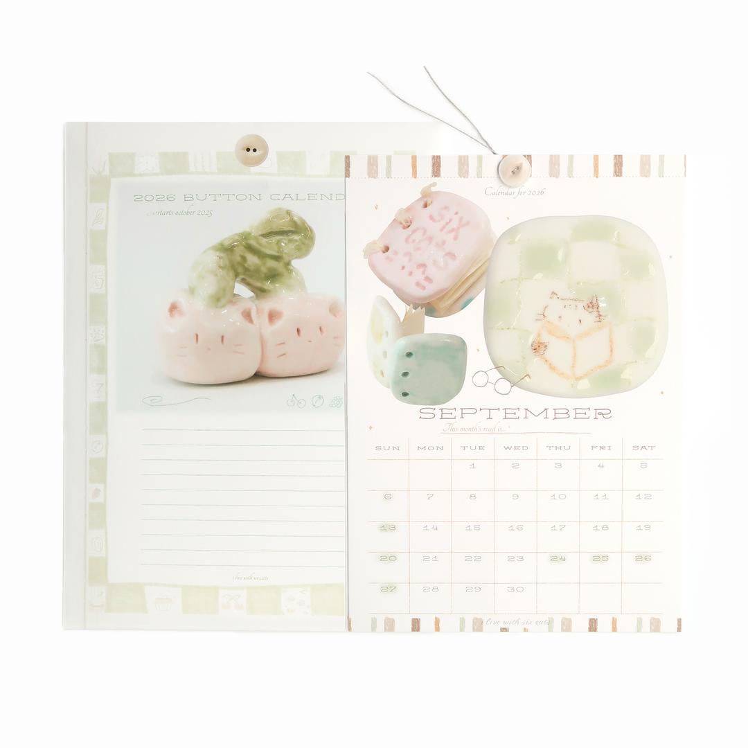 ⁞ 2026 달력 ⁞ 버튼 카렌다!!