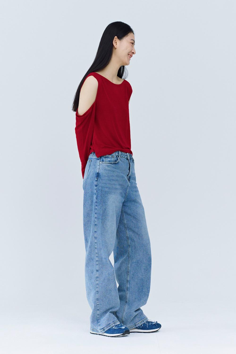 cutout skin tshirt (4colors)