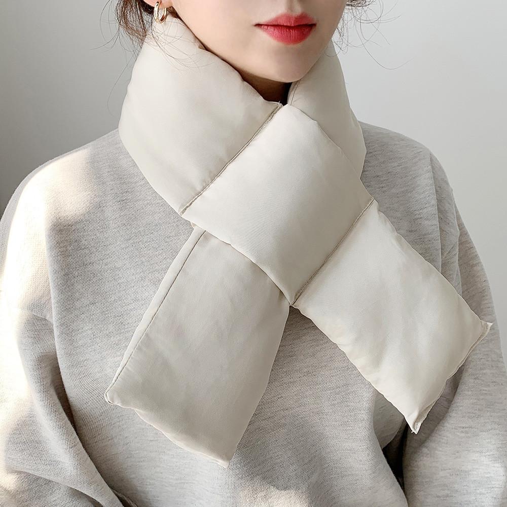 패딩 쁘띠 짧은 커플 목도리 숏머플러