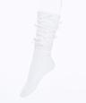 (예약배송)ribbon socks _White