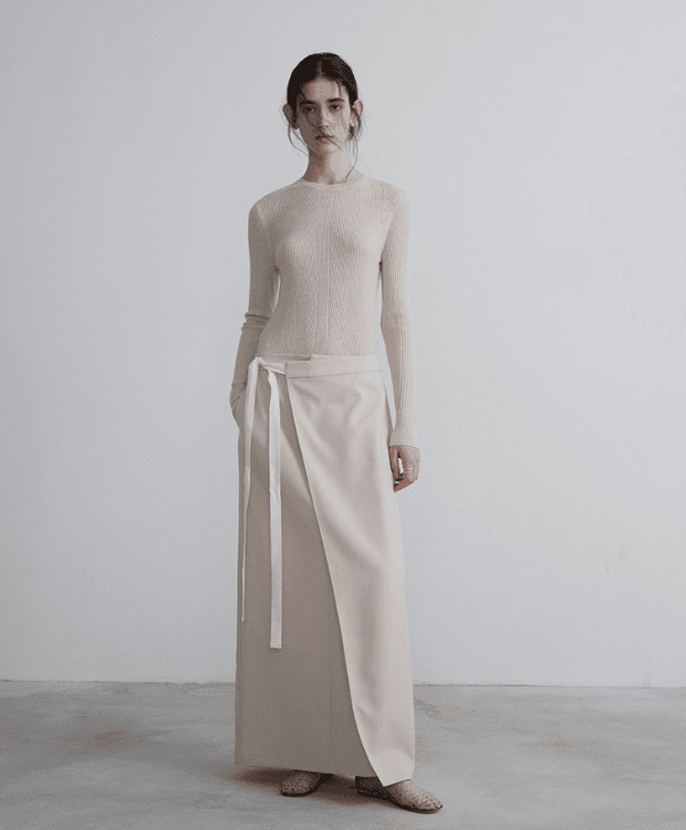 슬릿 스트랩 스커트