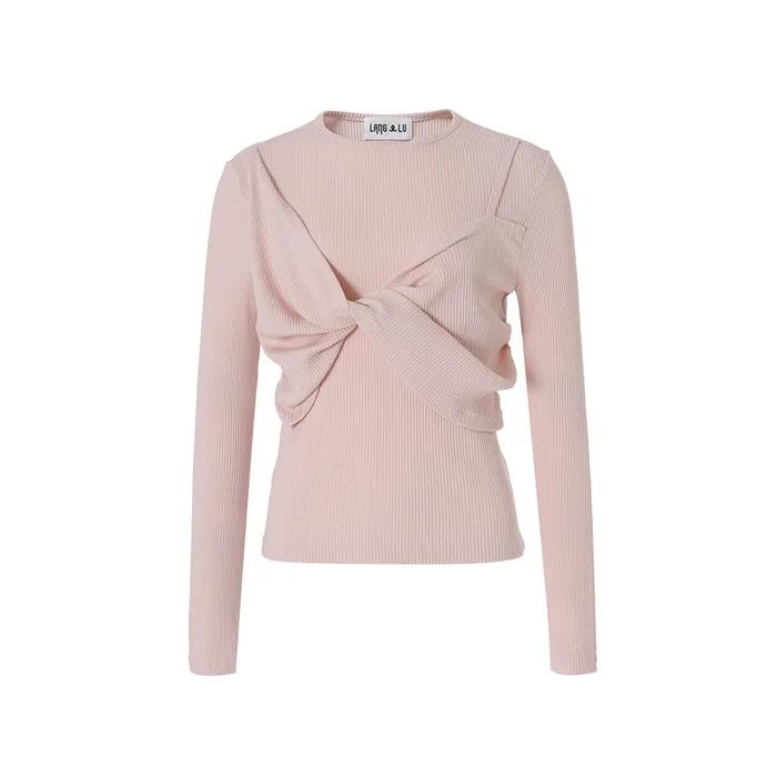REGGELLO Twist Detail Top(레젤로)_LIGHT PINK