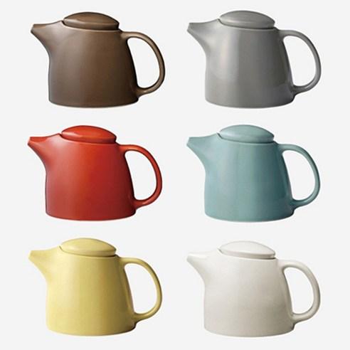 킨토 토포 티팟 티포트 티메이커 400ml 6색상, 화이트, 1개