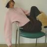 1월중순 예약발송, 2nd) moui Cloud alpaca knit cardigan (PINK)