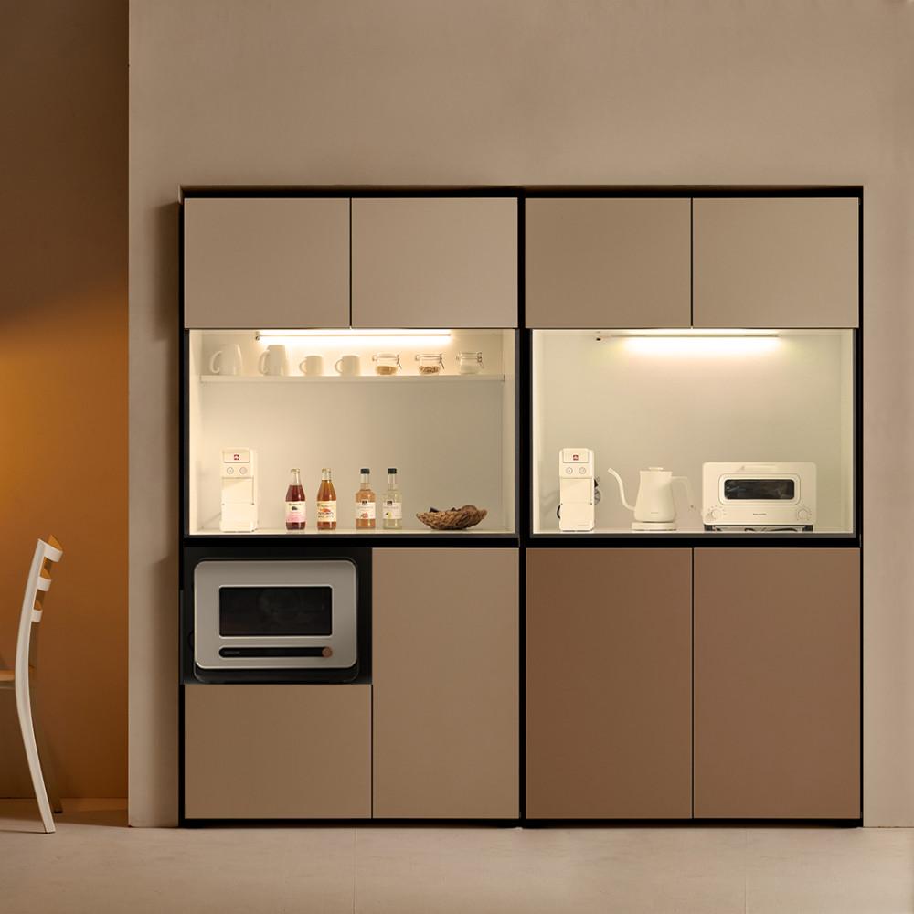 트리니홈 1853 비스포크 오브제 빌트인 냉장고 다용도 틈새장 김치 냉장고장 부엌 팬트리장 홈카페장 키큰 주방 서랍장 홈카페수납장 장식장