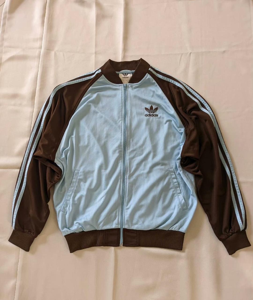 아디다스 베켄바우어 스카이블루 브라운 트랙탑 져지 | 후루츠패밀리
