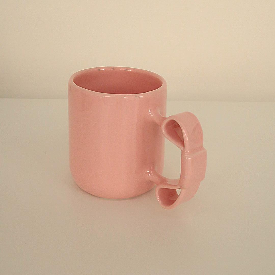 핑크 리본 빅머그