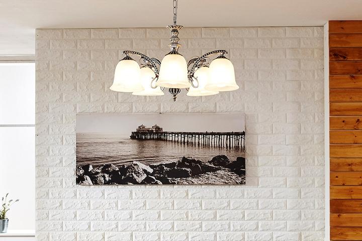 레이론 5등 인테리어조명(샹들리에)