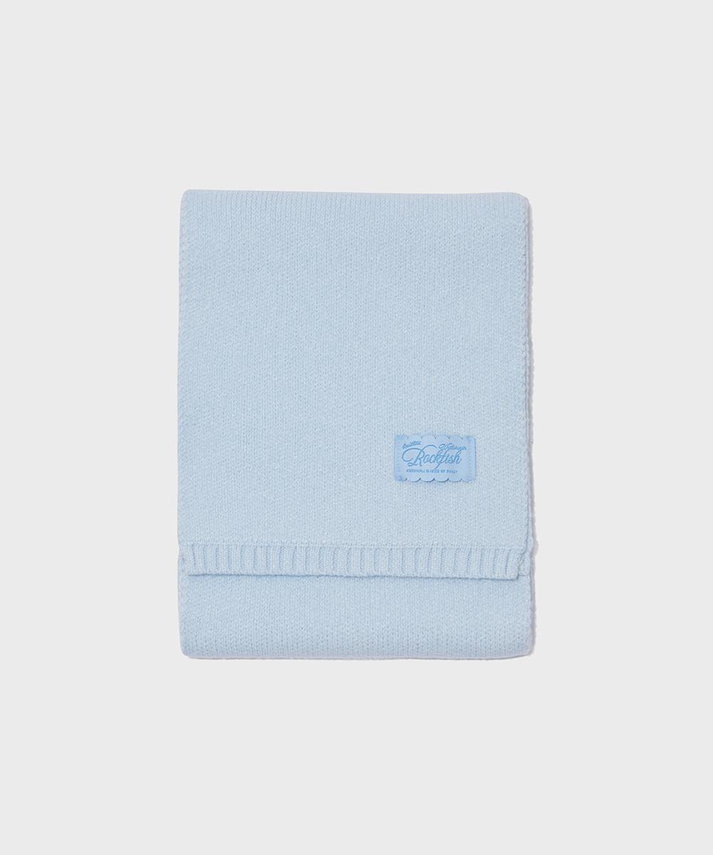 NEW FLUFFY KNIT MUFFLER - SKY BLUE