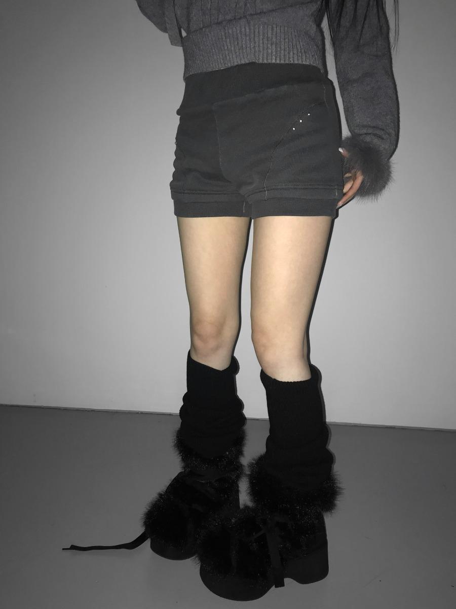 dying stud cozy shorts(2 color)