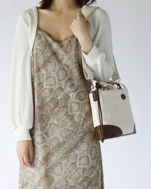 [mimunae] 01 Basket bag (brown)