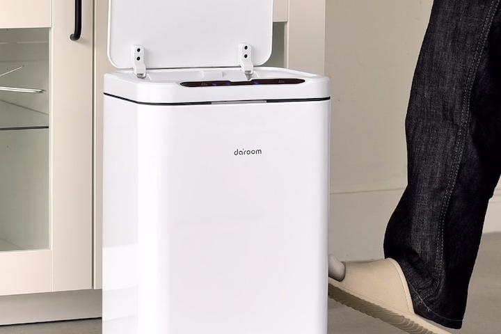 [쿠폰가44,910원] 20L 자동센서 스마트 대형 휴지통 냄새차단 원터치휴지통