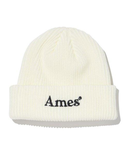 아메스 월드와이드(AMES-WORLDWIDE)  COLORED LOGO BEANIE_WH(21FWCP03) - 사이즈 & 후기 | 무신사