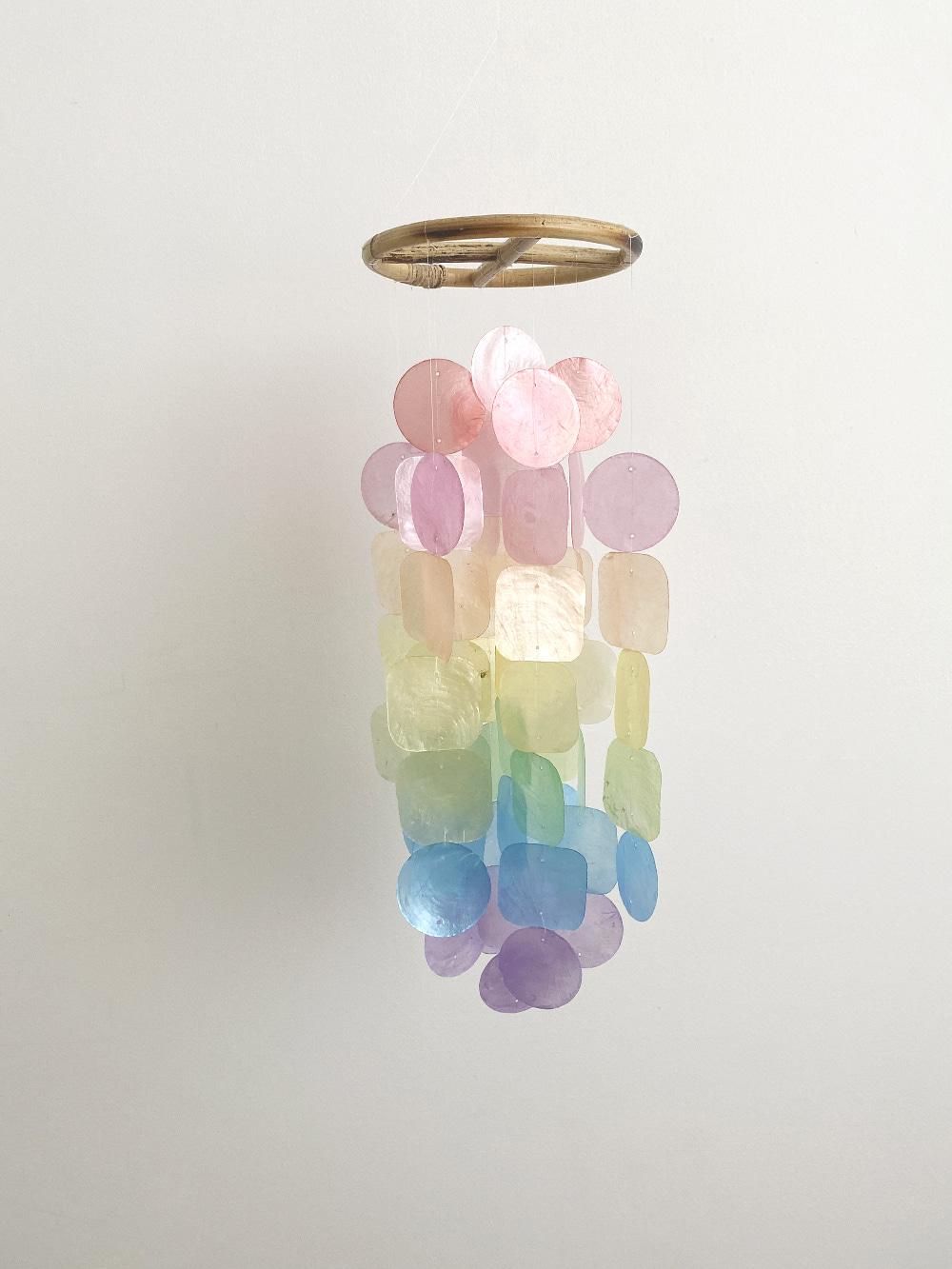 [21USE_0133]폴란드 스무디 자개모빌 DIY-KIT_레인보우(M)