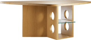 M21-1 테이블 / 오크 베니어, TECTA