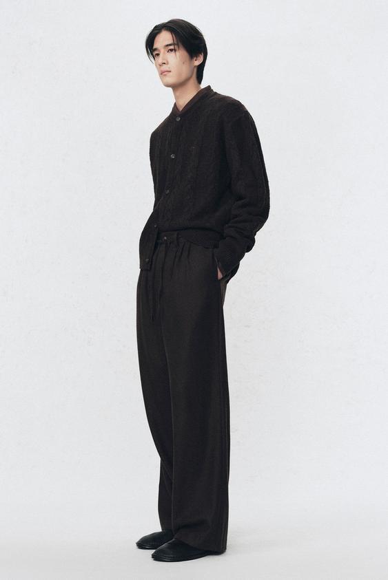 SOSHIOTSUKI x ZARA 울 브레이드 가디건