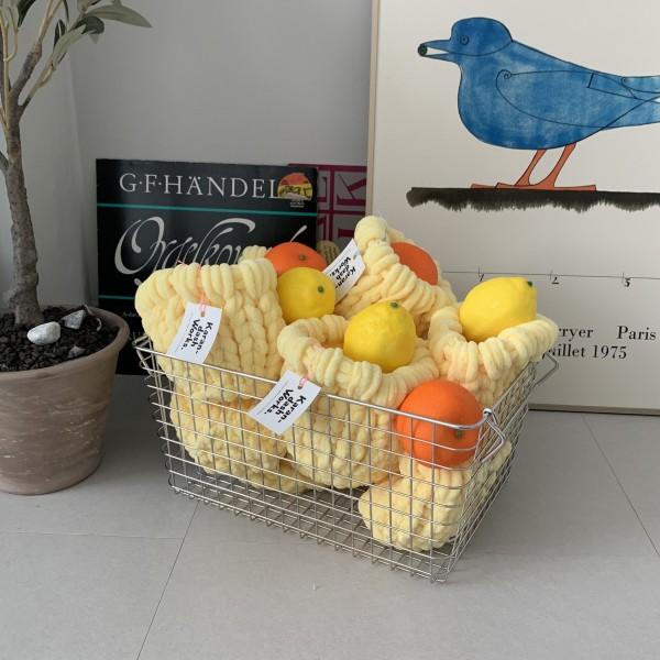 보송보송 바구니 Pluffy basket _ Lemon