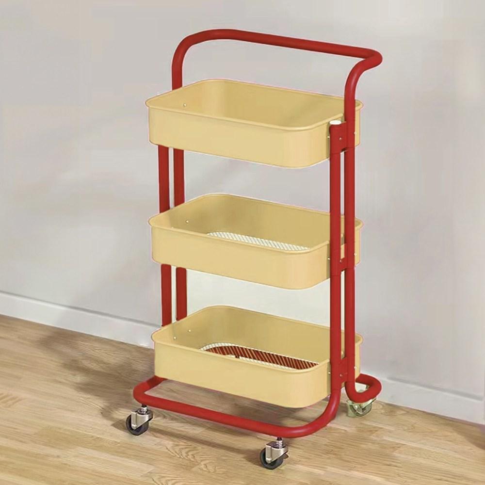 에밋 이동식 3단 트롤리, 레드