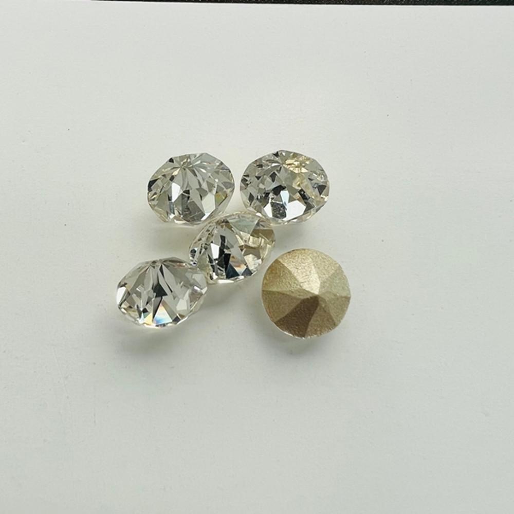 원형 V컷스톤 - 크리 5mm (5개입) 풀스톤네일재료