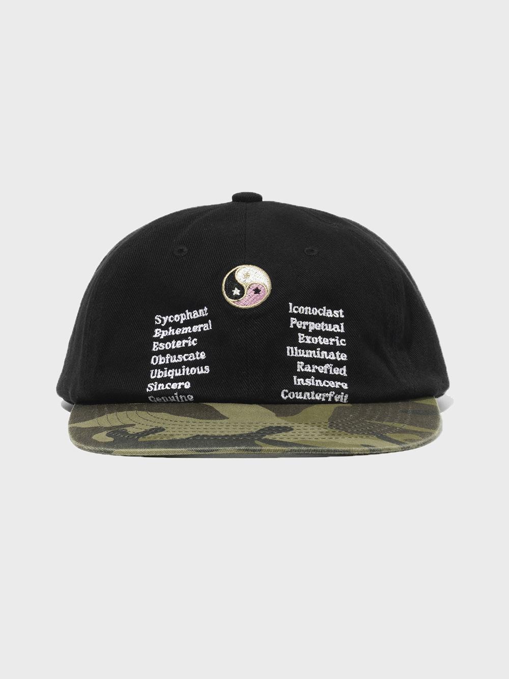 Yin Yang Washed Cap Black/Camo