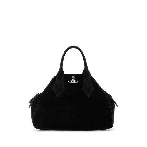 비비안웨스트우드 Black suede medium Yasmine handbag 4702000UWL007E N401 JP1 | 머스트잇