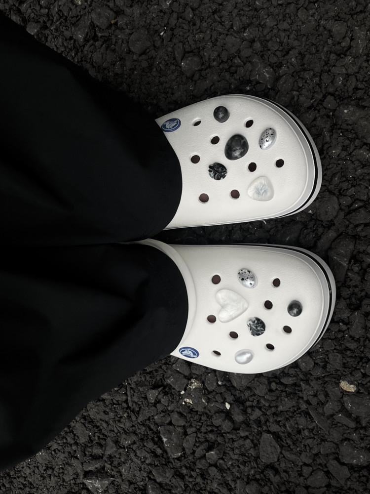 내추럴 페인팅 마블 지비츠 세트 10set 유니크 크록스지비츠세트 커플템 쿠앤크 원석