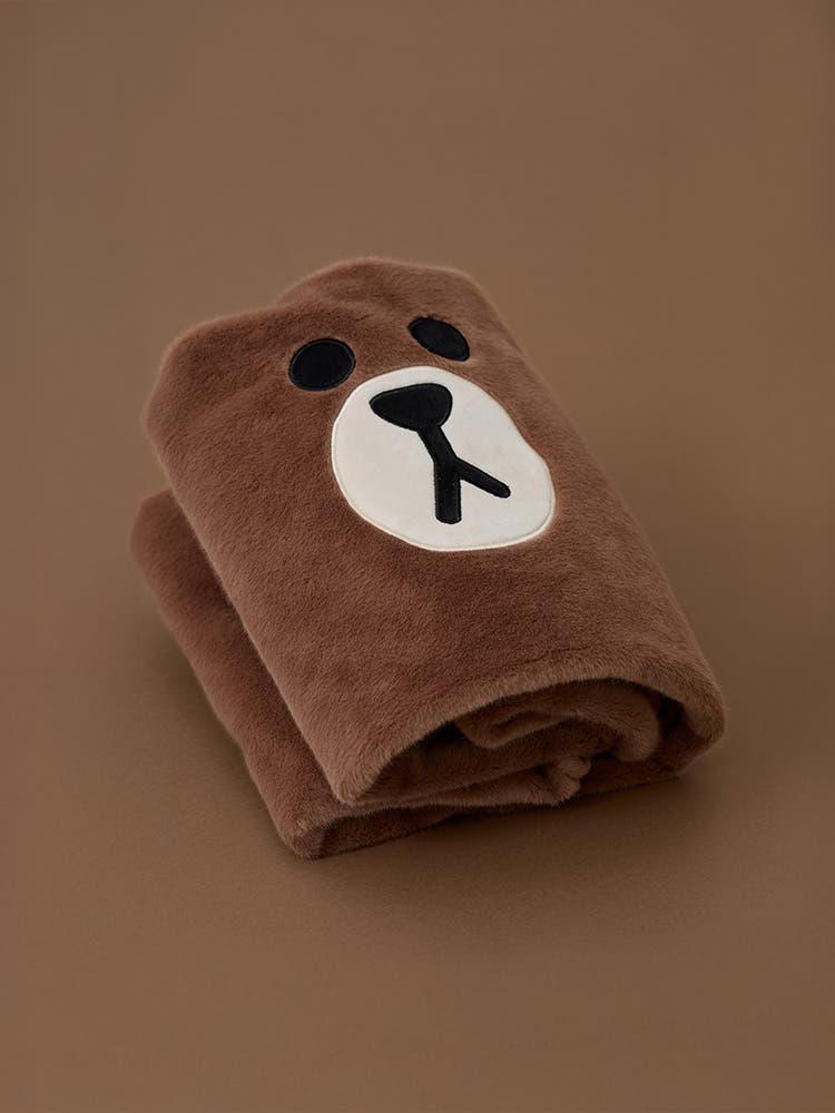 라인프렌즈 허그브라운 시즌3 담요