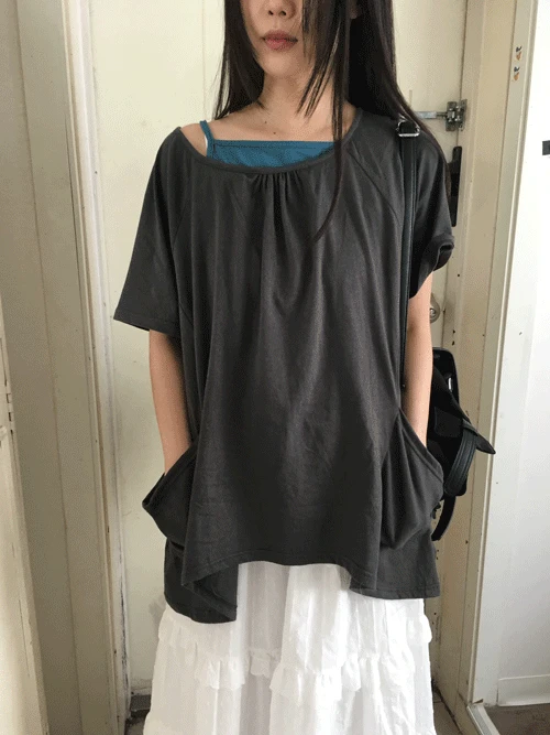 라비 포켓 반팔티 (3colors)