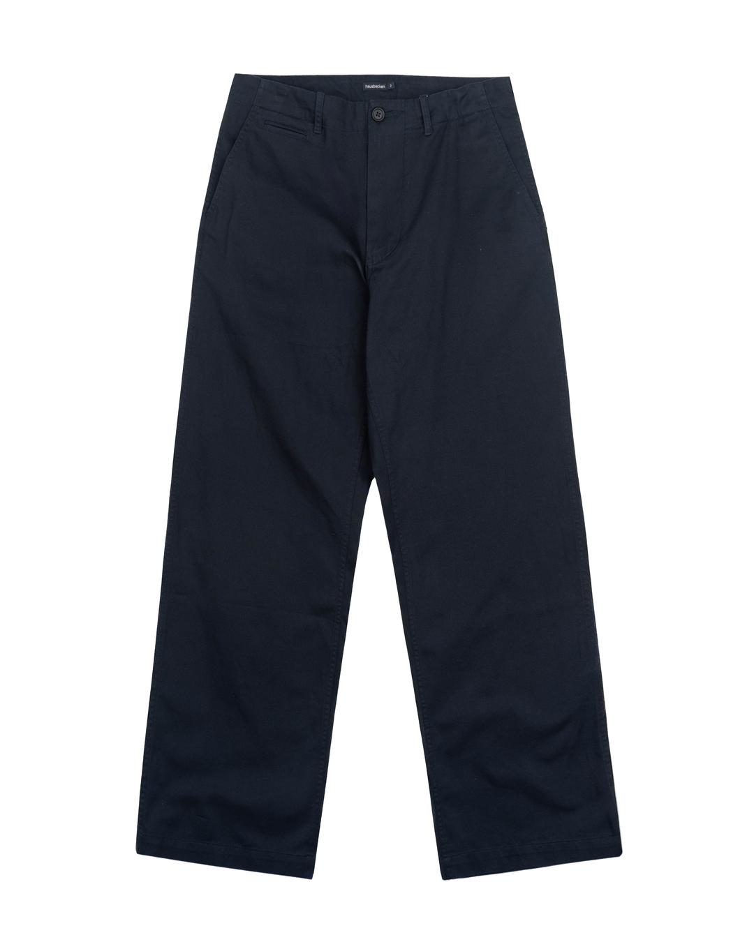 [HAUSBACKEN] HAUS WIDE CHINO PANTS (NAVY)