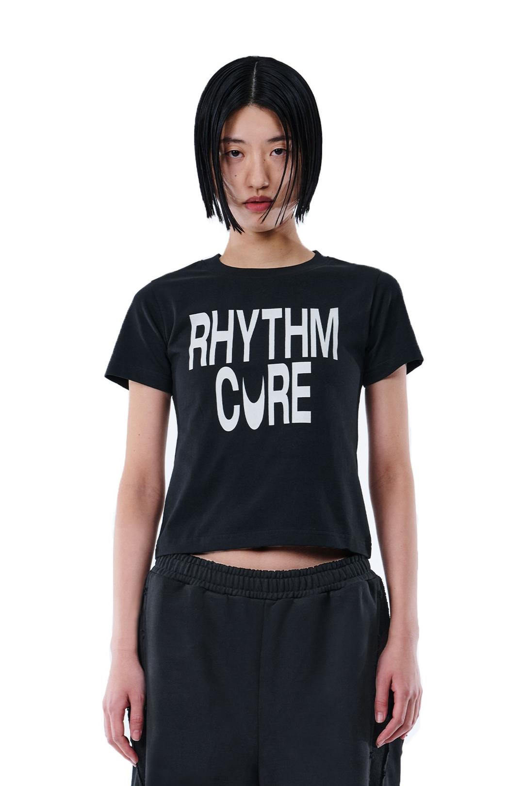 1/2 RHYTHM CORE TEE - BLACK
