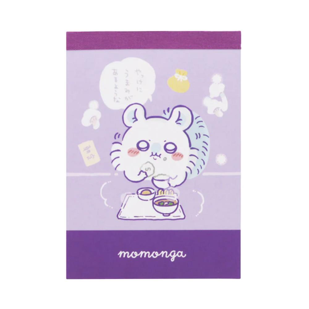 나가노 농담곰 치이카와 미니 메모지 모몽가 바이올렛