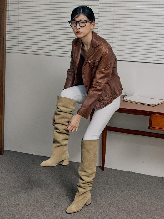 Vintage Knee-High Boots_ 3 COLORS