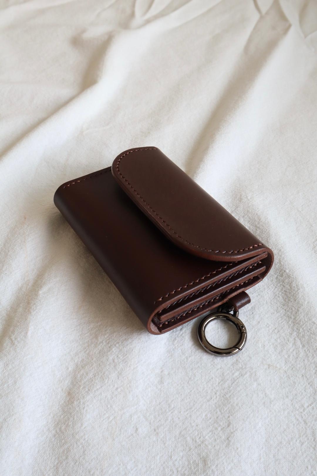neo nu wallet _ dark brown