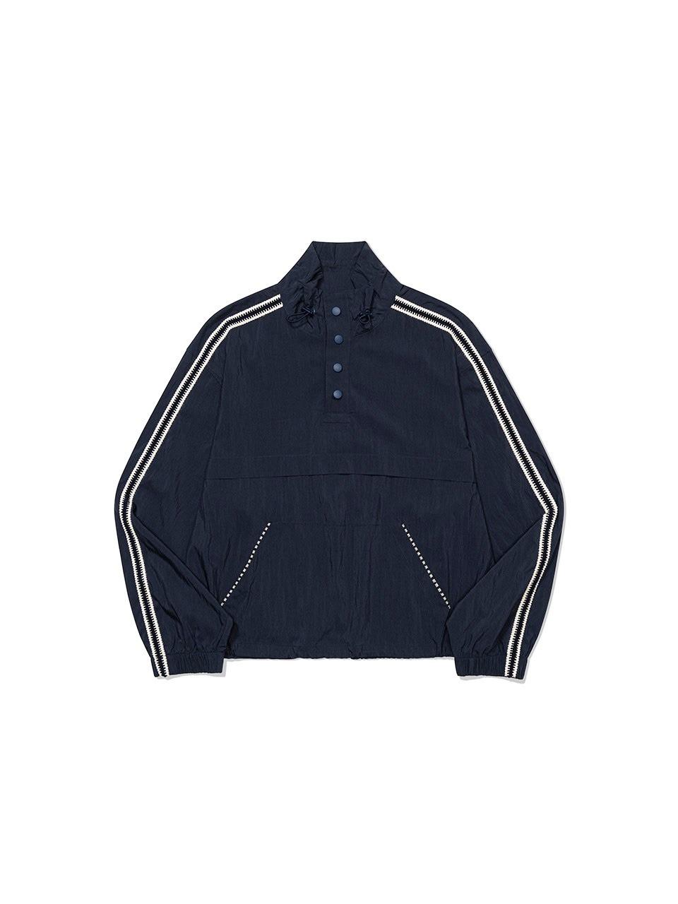 Weaving Lace Track Anorak Navy_F253TS07