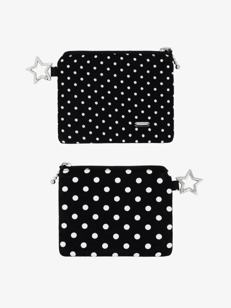 BASIC DOT POUCH_BLACK