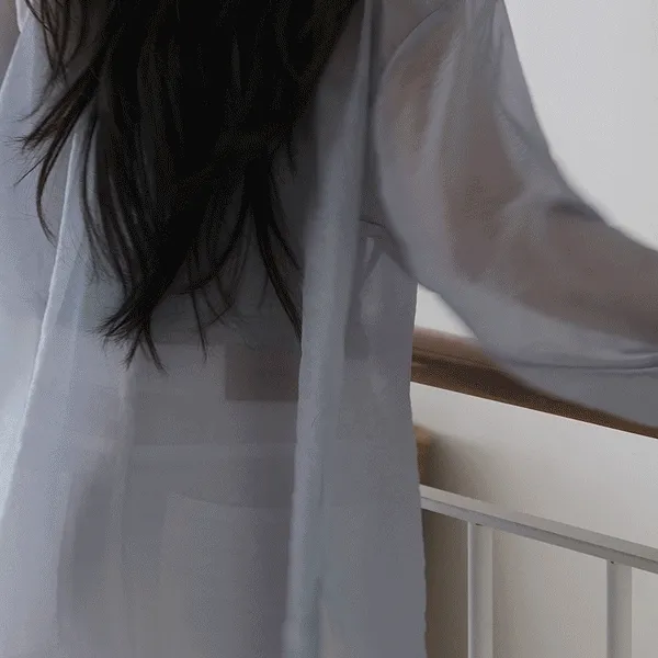 타입오간자 쉬머 루즈핏셔츠 - 3 color