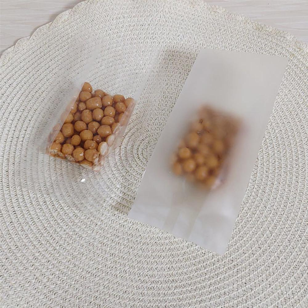 투명 반투명 쿠키포장 실링봉투 (100장) 비누 간식포장