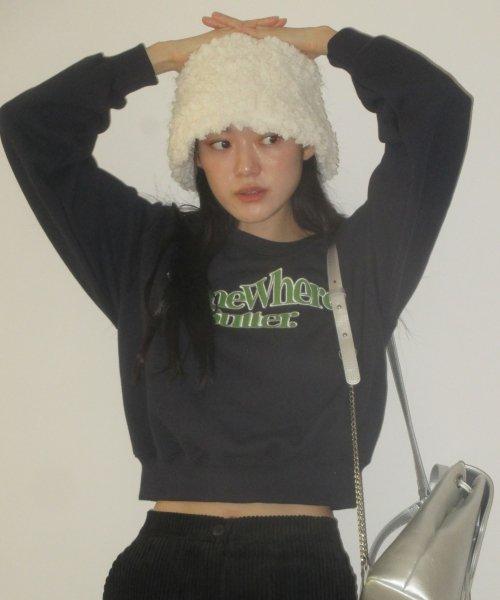 new wave logo sweatshirt - navy