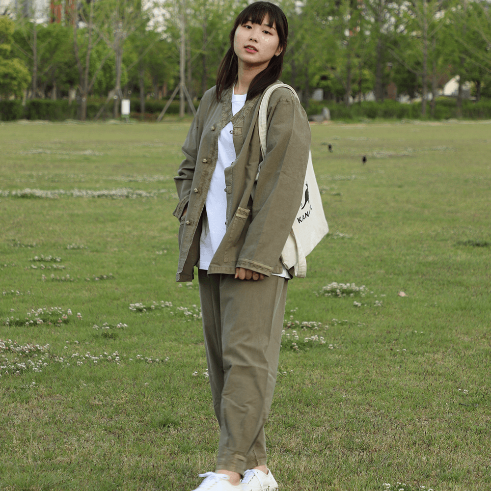 남여공용 봄 가을 브이넥 생활한복 개량한복 법복 절복